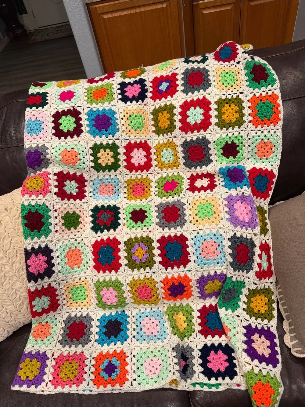 Handmade cozy crochet